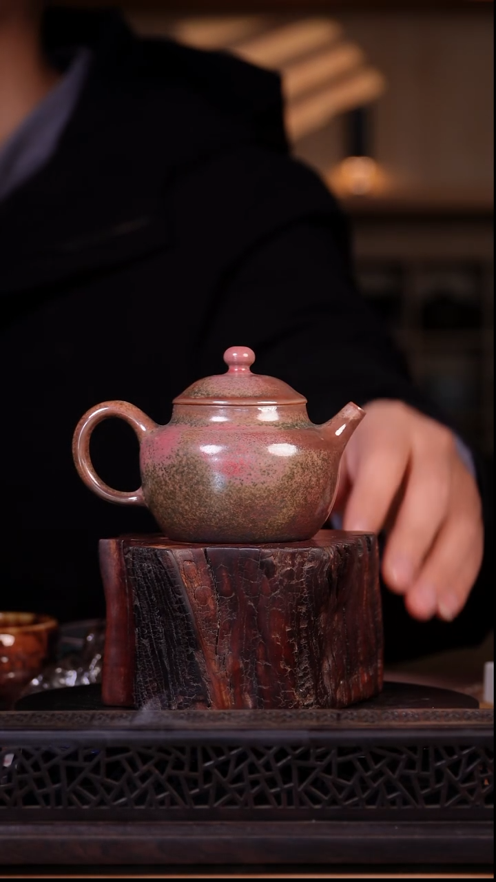 其他钧瓷钧窑瓷器钧窑瓷器德钟壶128*86*83mm/170ml