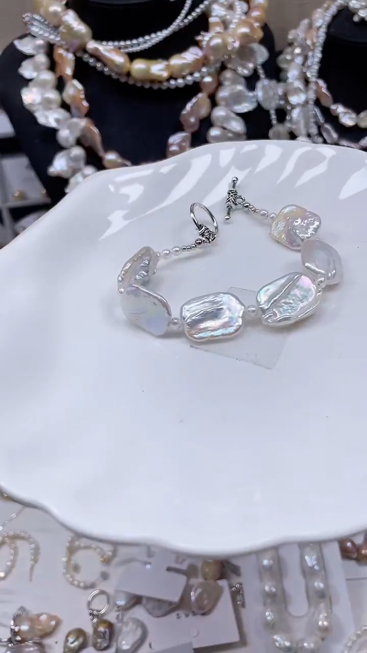 未镶嵌手链淡水珍珠【纯恬饰品】