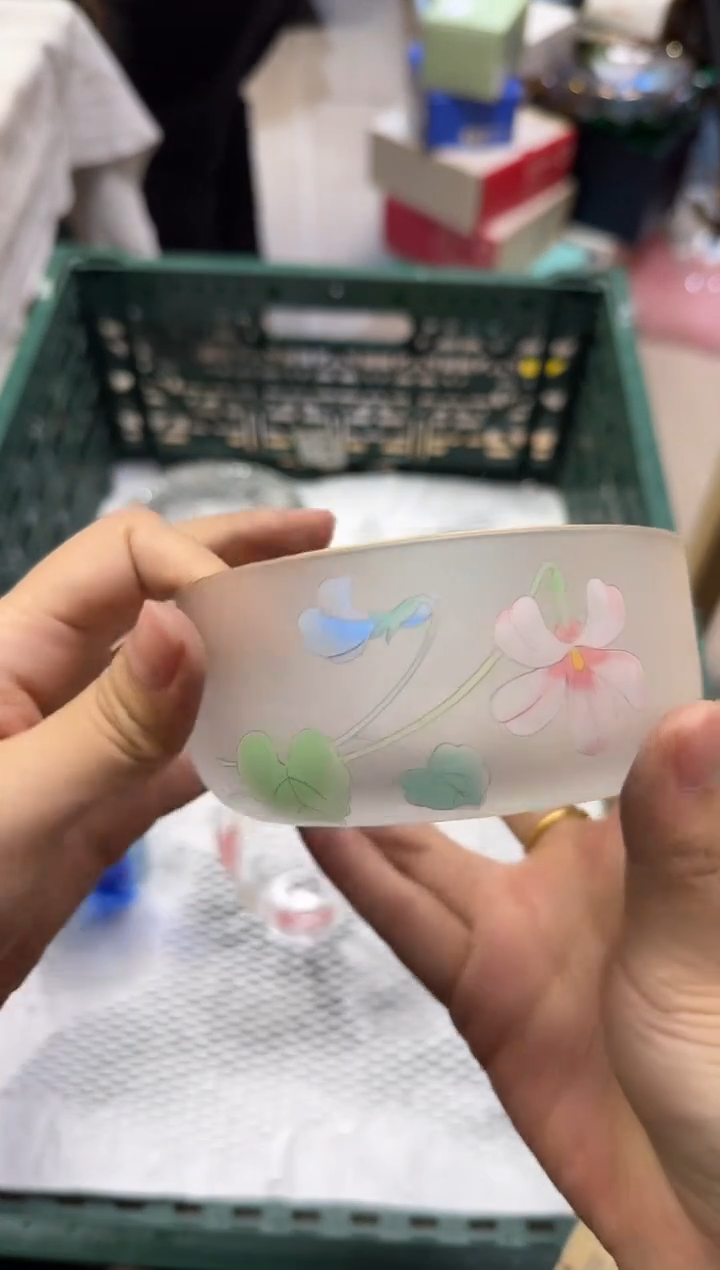 手工艺品玻璃爱**意703氧化脱金