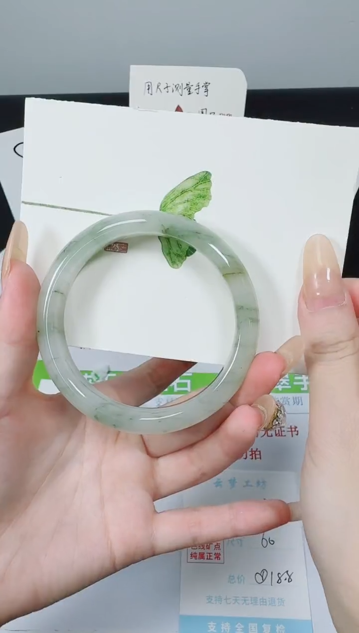 【闪购商品】石英质玉手镯未镶嵌K239-60