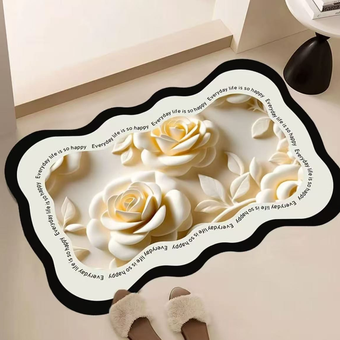 K42【50*80】硅藻泥厨房吸水吸油防滑卫生间浴室吸水垫