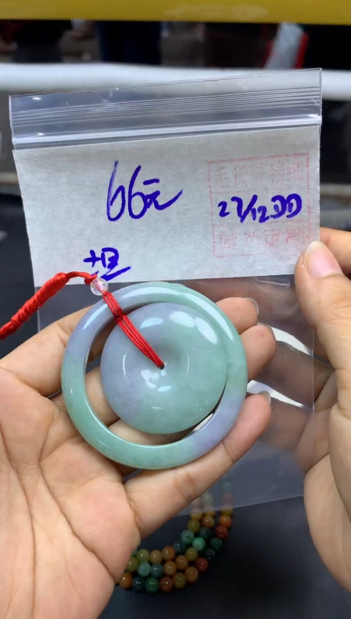 未镶嵌定制翡翠坦**人挂件子母扣#66元毛货需抛光