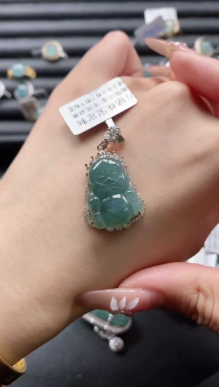 【闪购商品】翡翠戒指银S925镶嵌11111