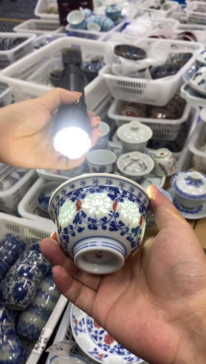 摆件陶景德陶瓷茶具容量约100