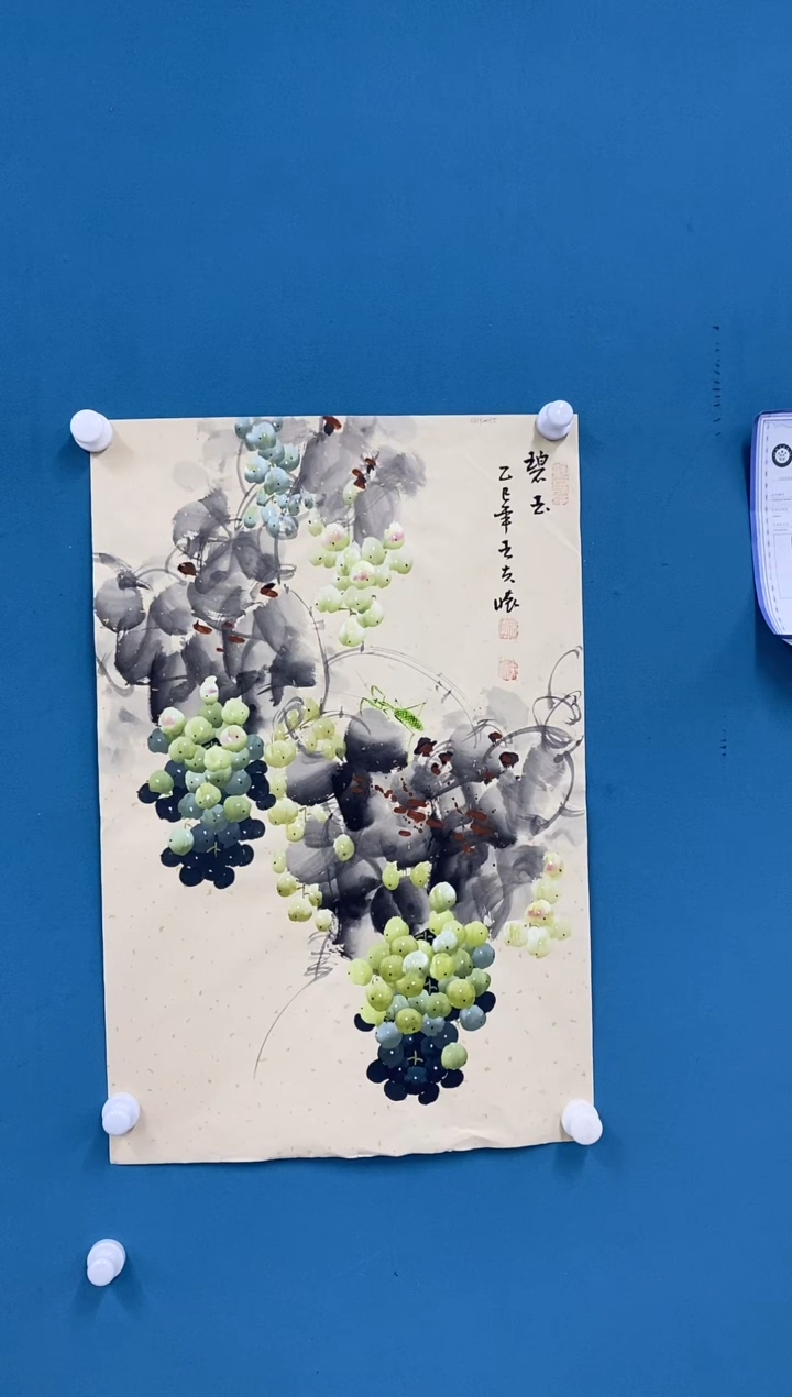 【闪购商品】国画2.20-王夫怀四尺三开花鸟25