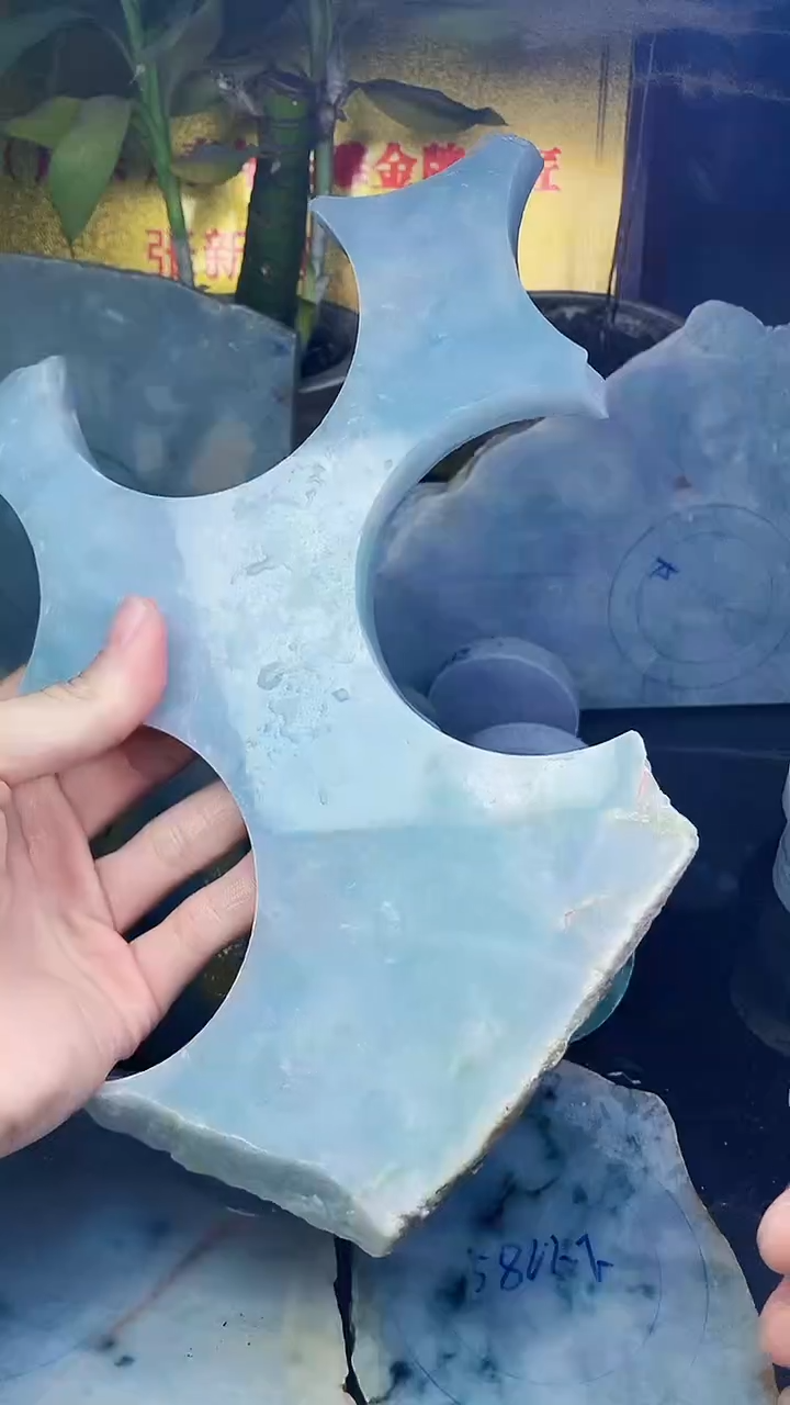 未镶嵌挂件翡翠小雨498