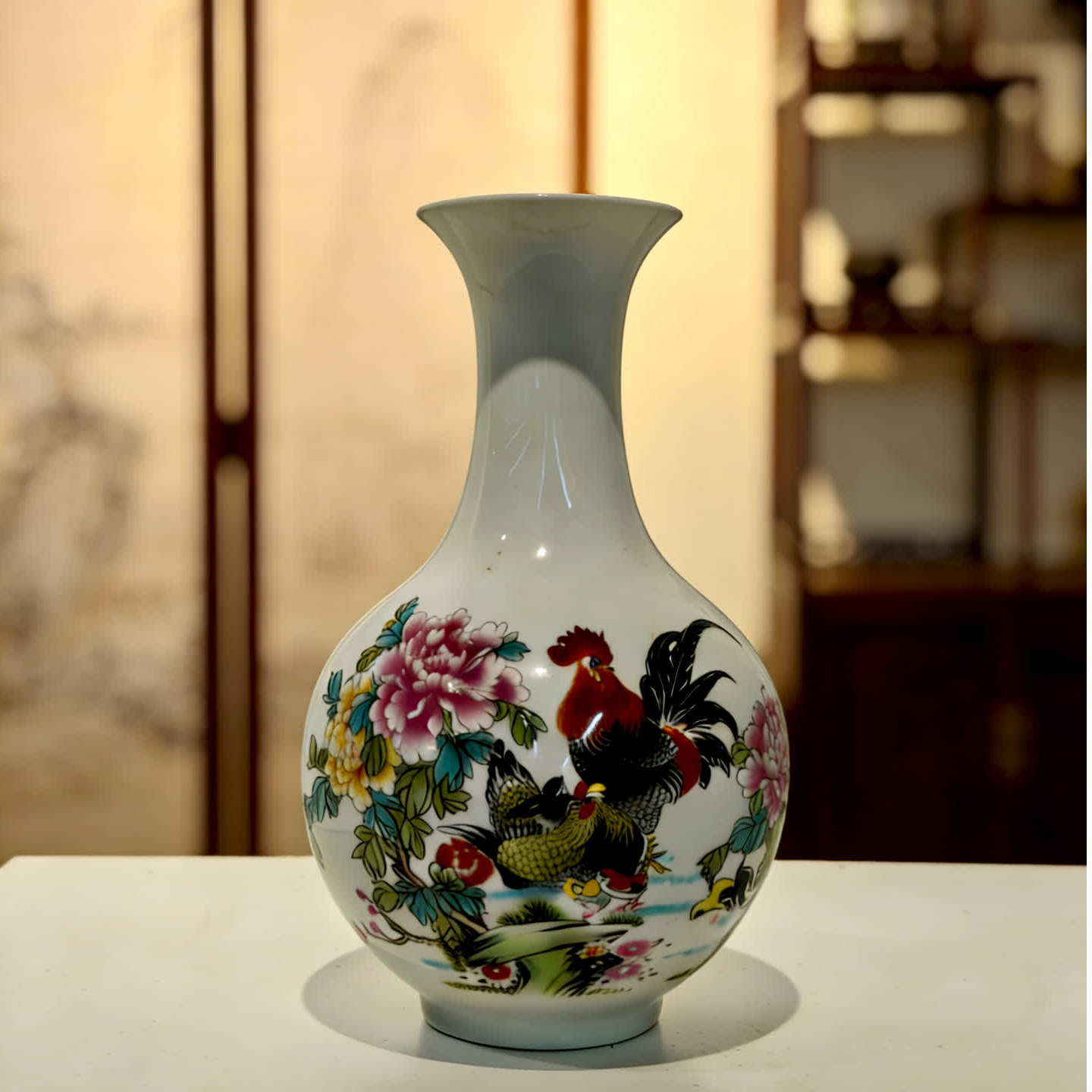 景德镇赏瓶大吉大利