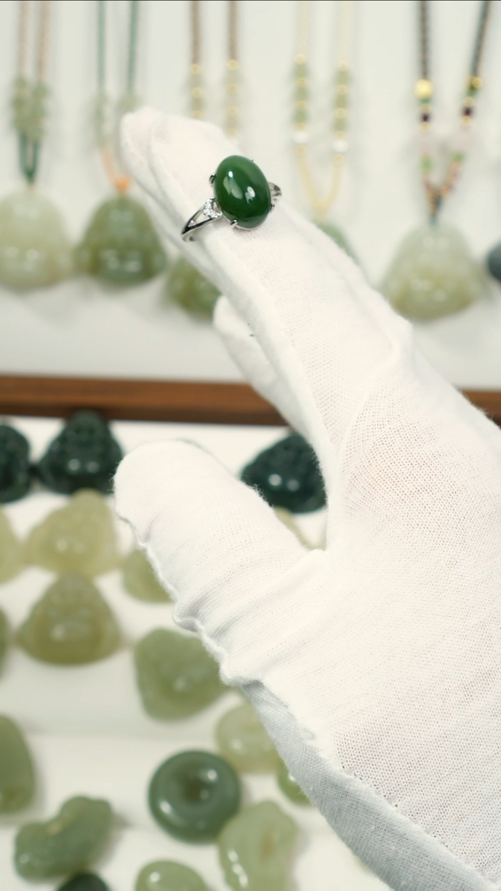 【闪购商品】和田玉颈饰未镶嵌戒指