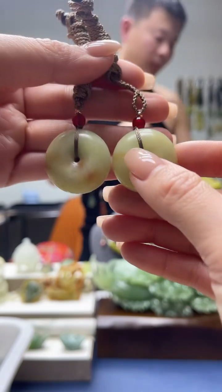 未镶嵌岫玉颈饰多样性发货 拍一发一