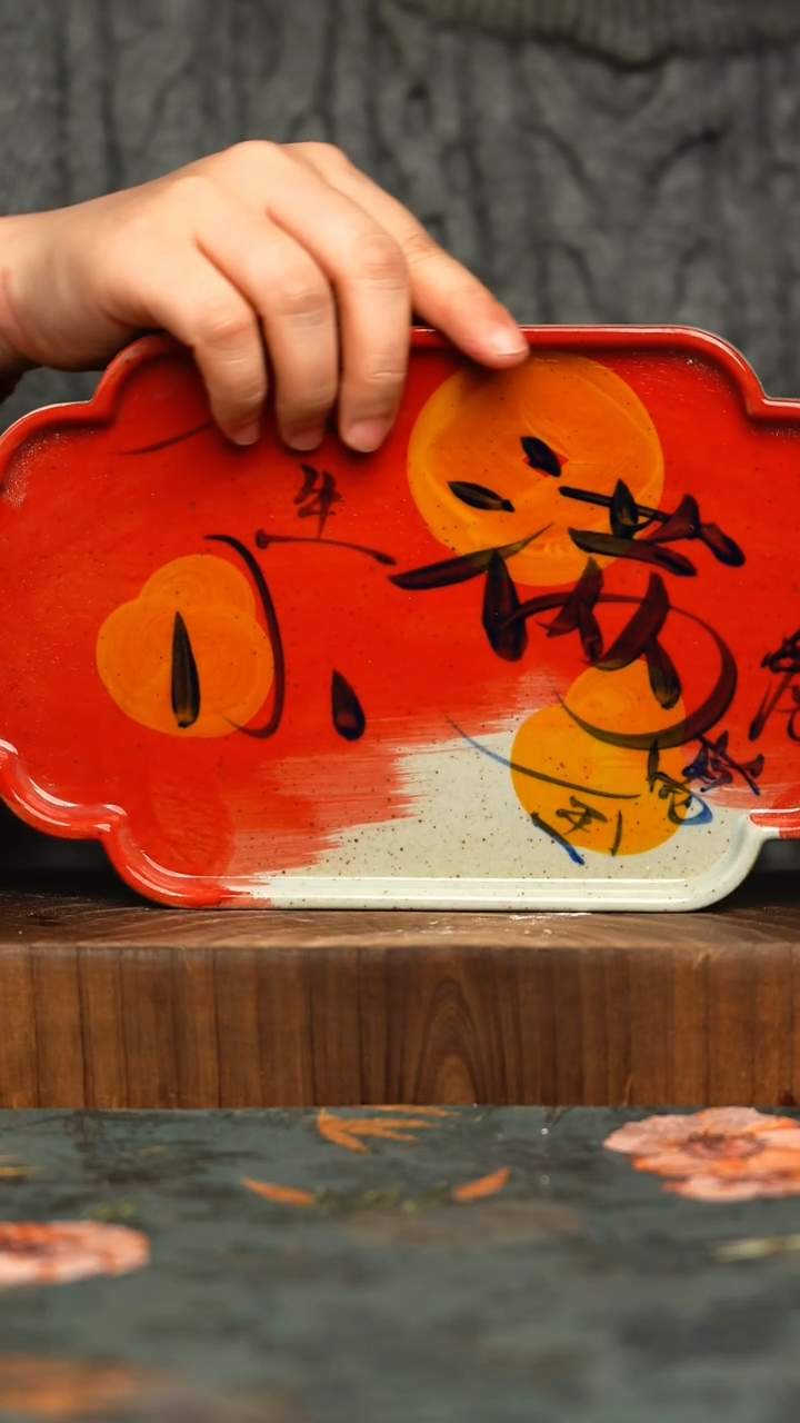 杯釉下彩手工手绘同款陶器     