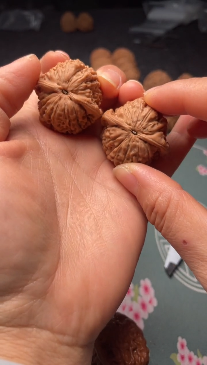 把件文玩核桃w300  莲花 35尺