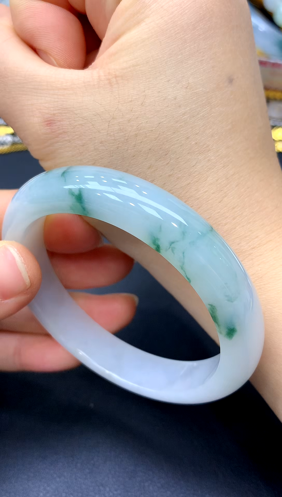 未镶嵌手镯翡翠418-中国好珍宝