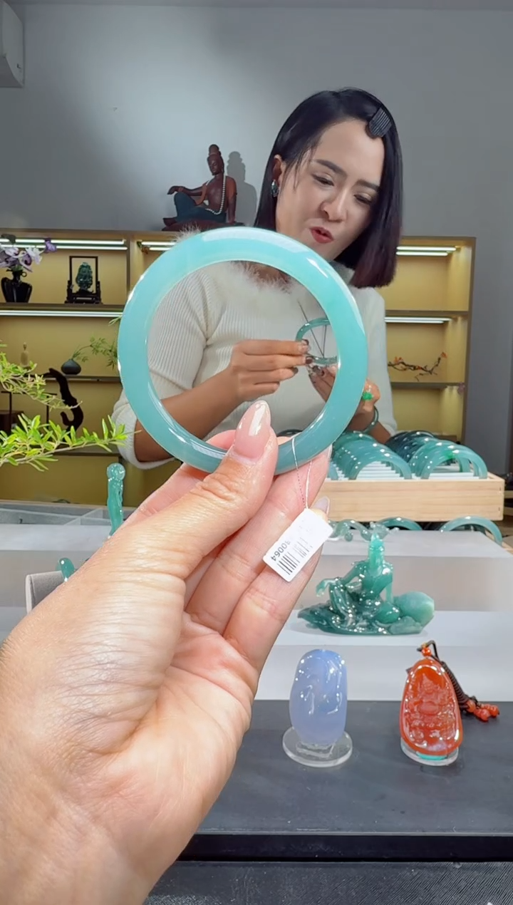 未镶嵌手镯翡翠56.5圈