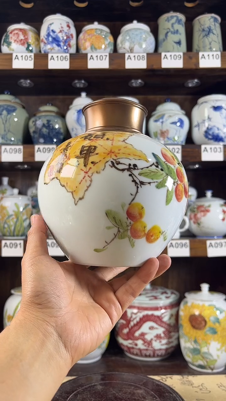 迎君陶瓷纯手工手绘8
