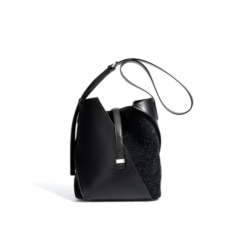 【RAIN.CUN】ZG-X9229-黑色RAIN.CUN.百搭腋下斜跨女包