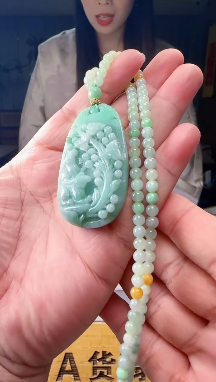 吊坠(赠链)未镶嵌翡翠ZM@@960Q3J20489Q
