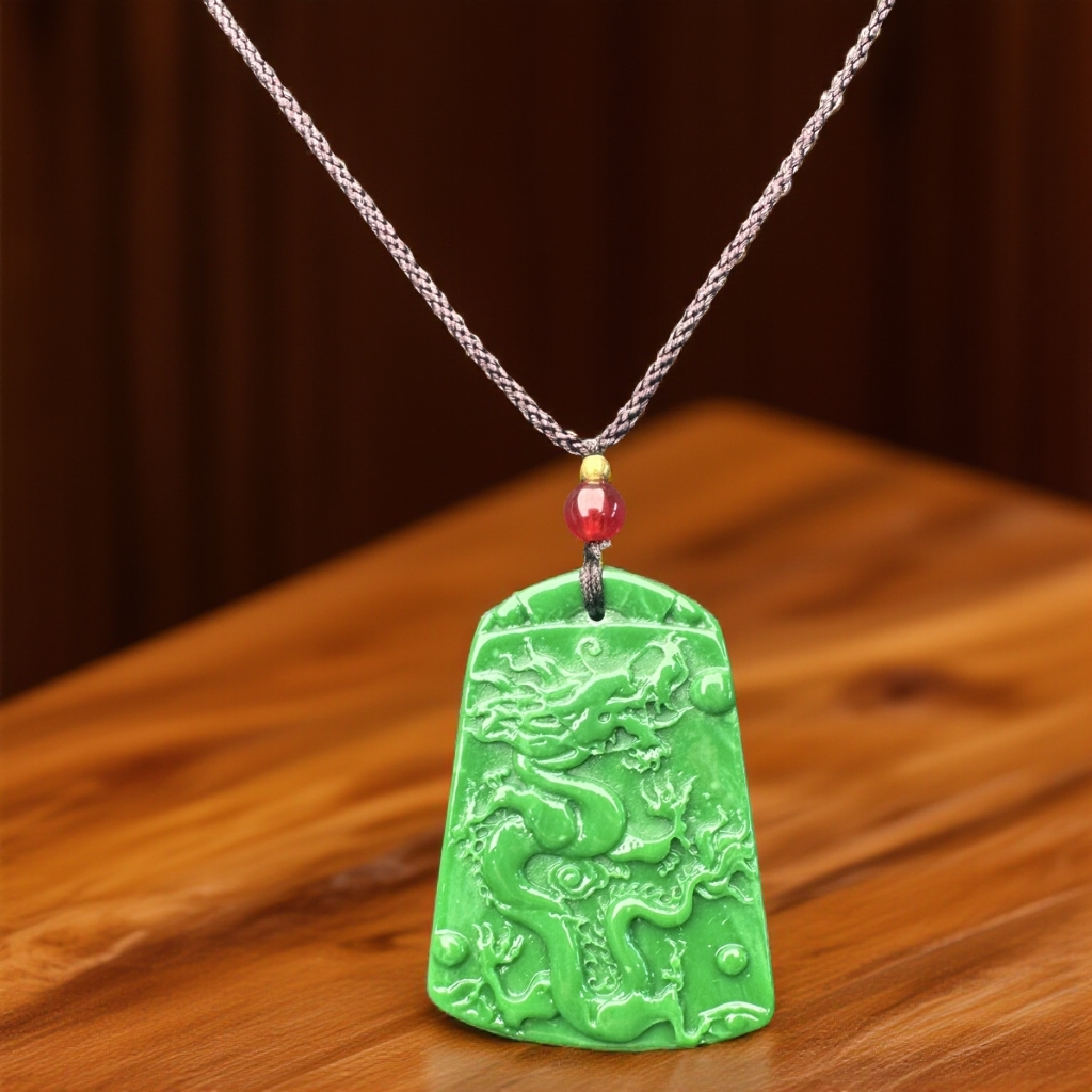 DJY5绿色龙牌毛衣链