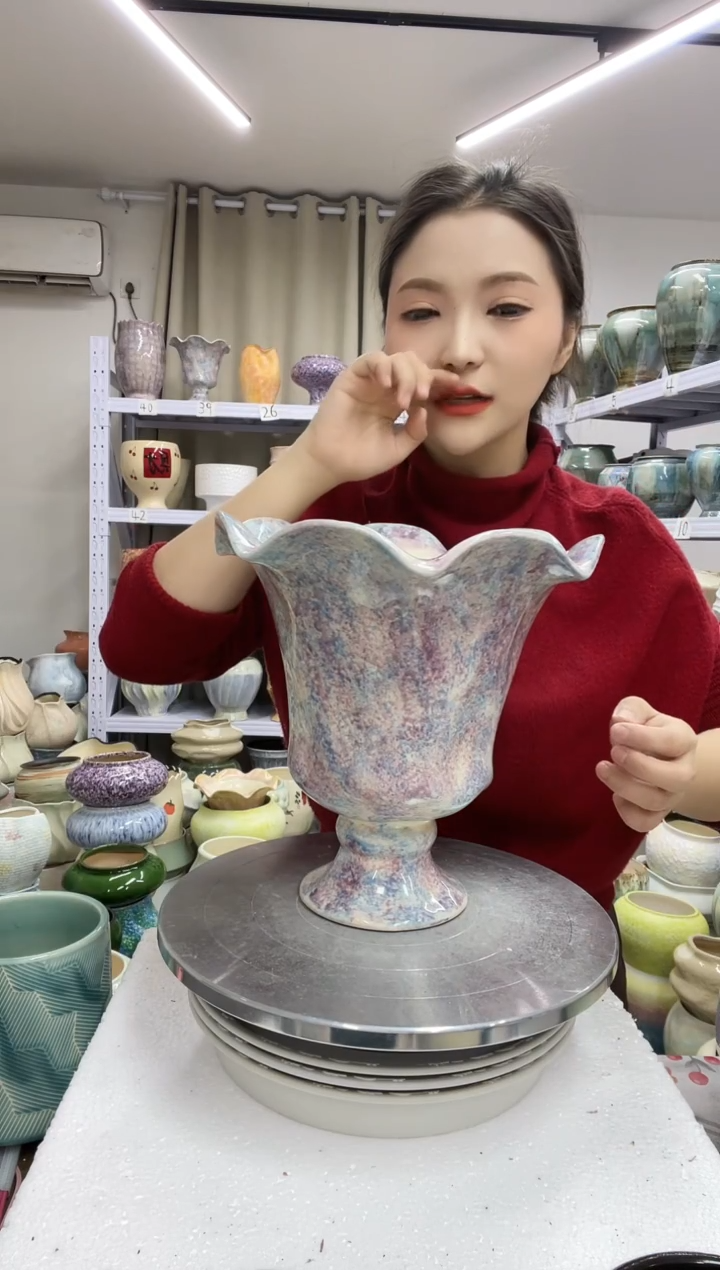 【1.3】花盆尺寸高：25 口：19