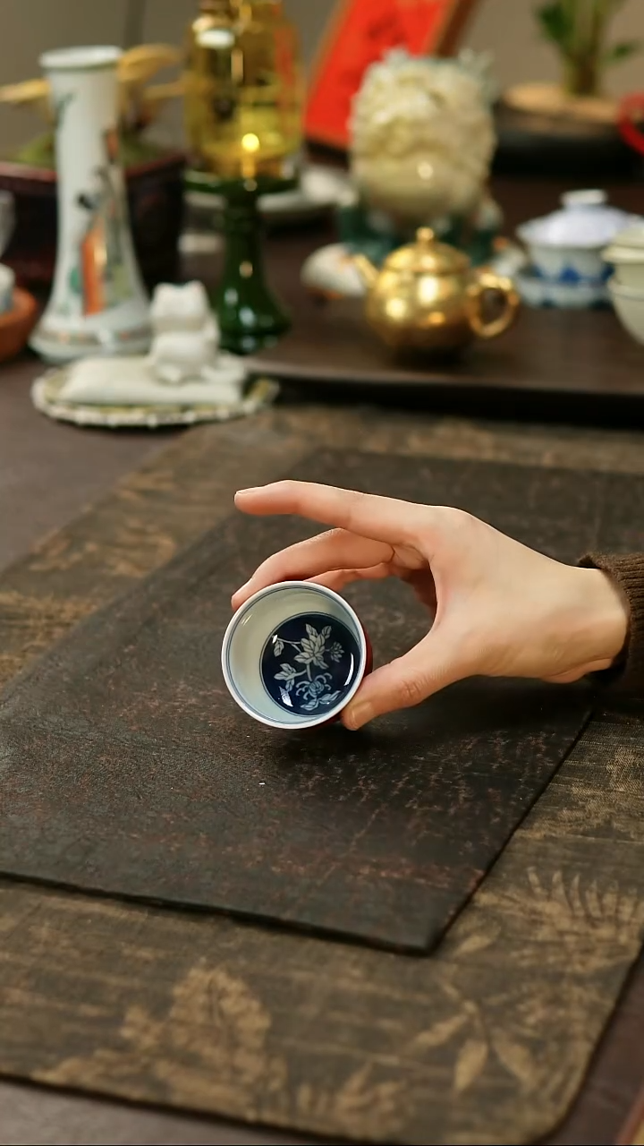 景德镇陶瓷杯碗柴烧多人