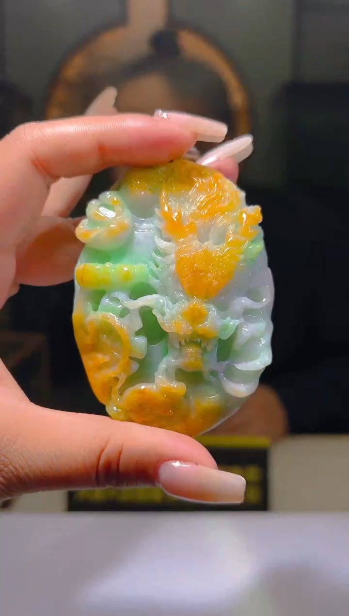 未镶嵌定制翡翠23/1124/L/龙