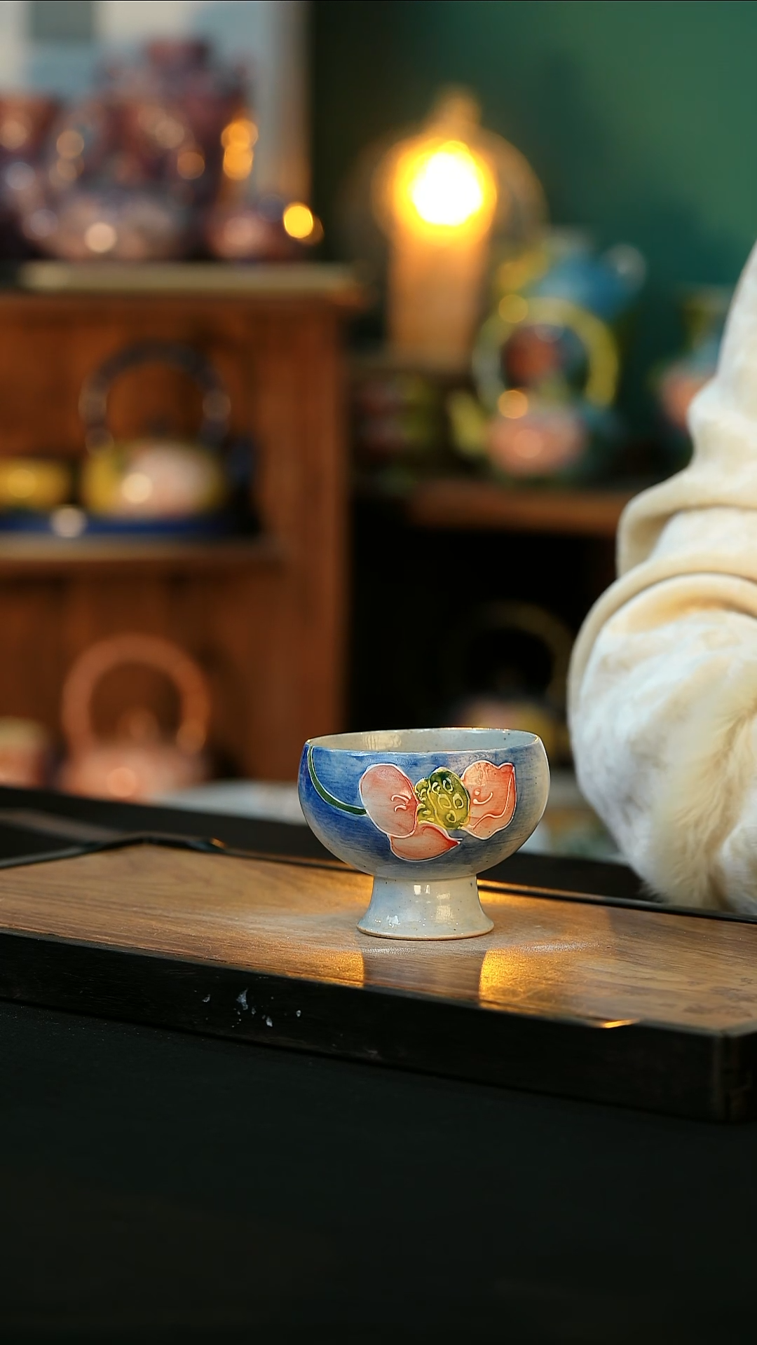 【闪购商品】杯手绘心瓷陶瓷浮力