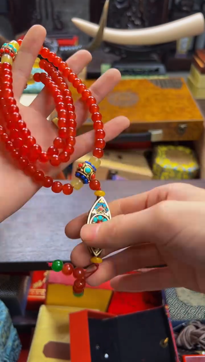 【闪购商品】和田玉1未镶嵌—————————红玉108