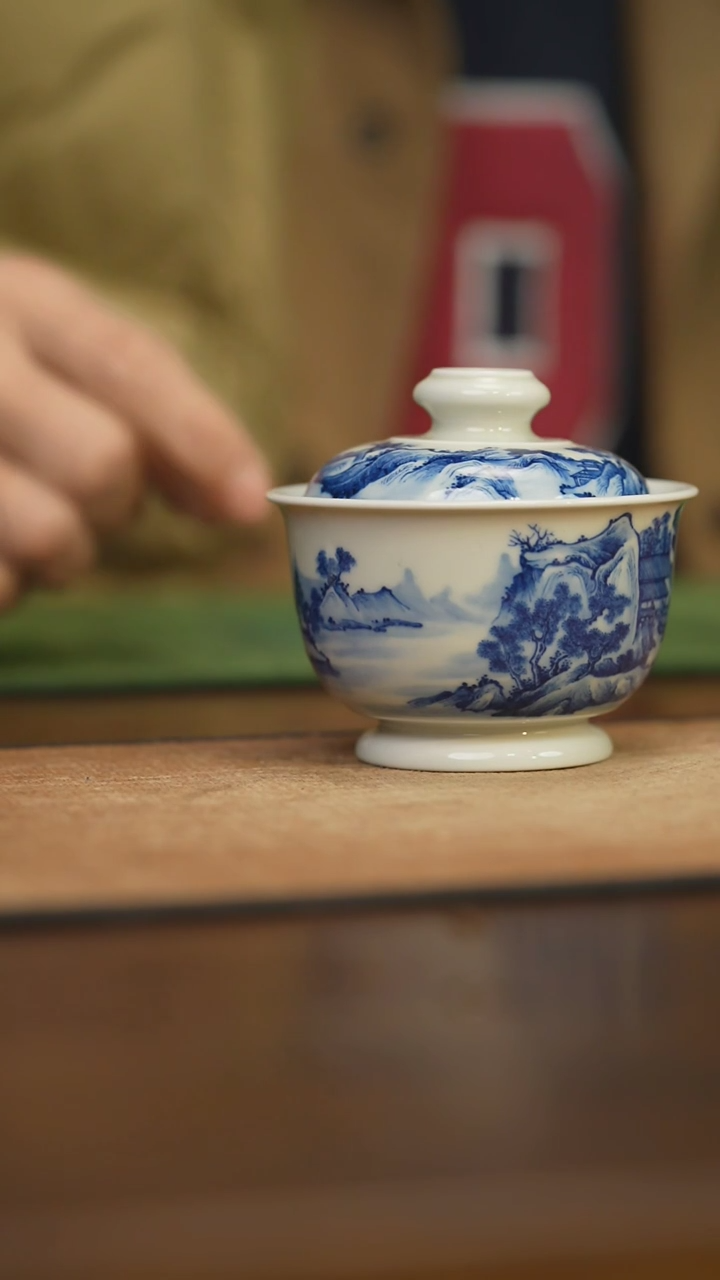 【闪购商品】杯柴窑青花破价福利