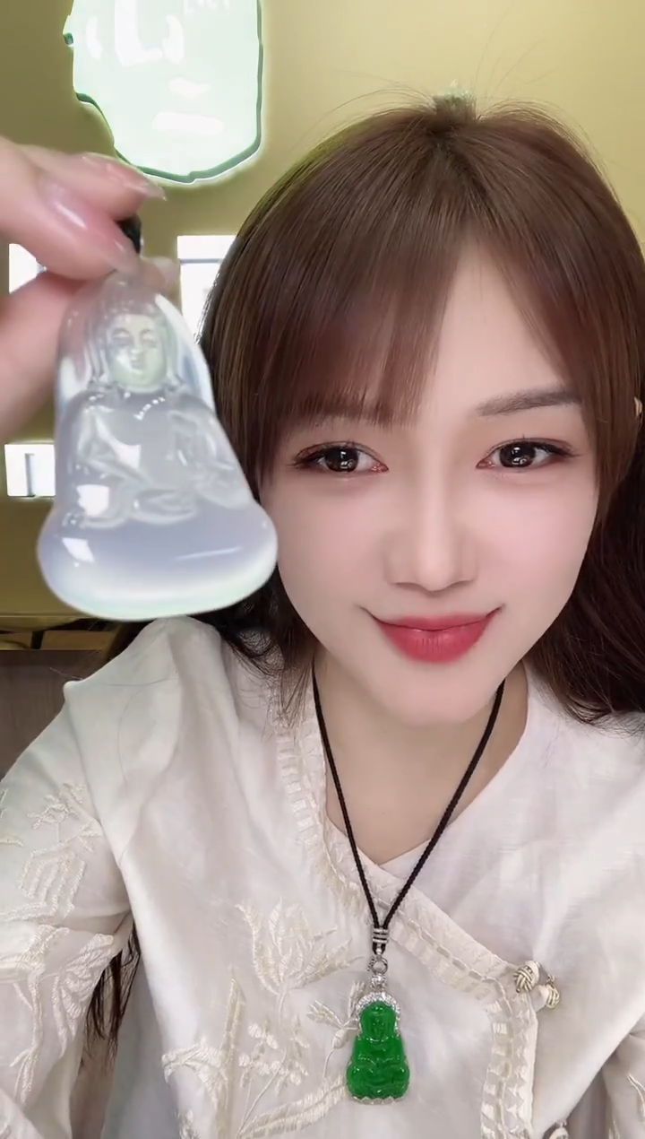 未镶嵌颈饰玛瑙/玉髓377435/素衣观音  多样性一件发