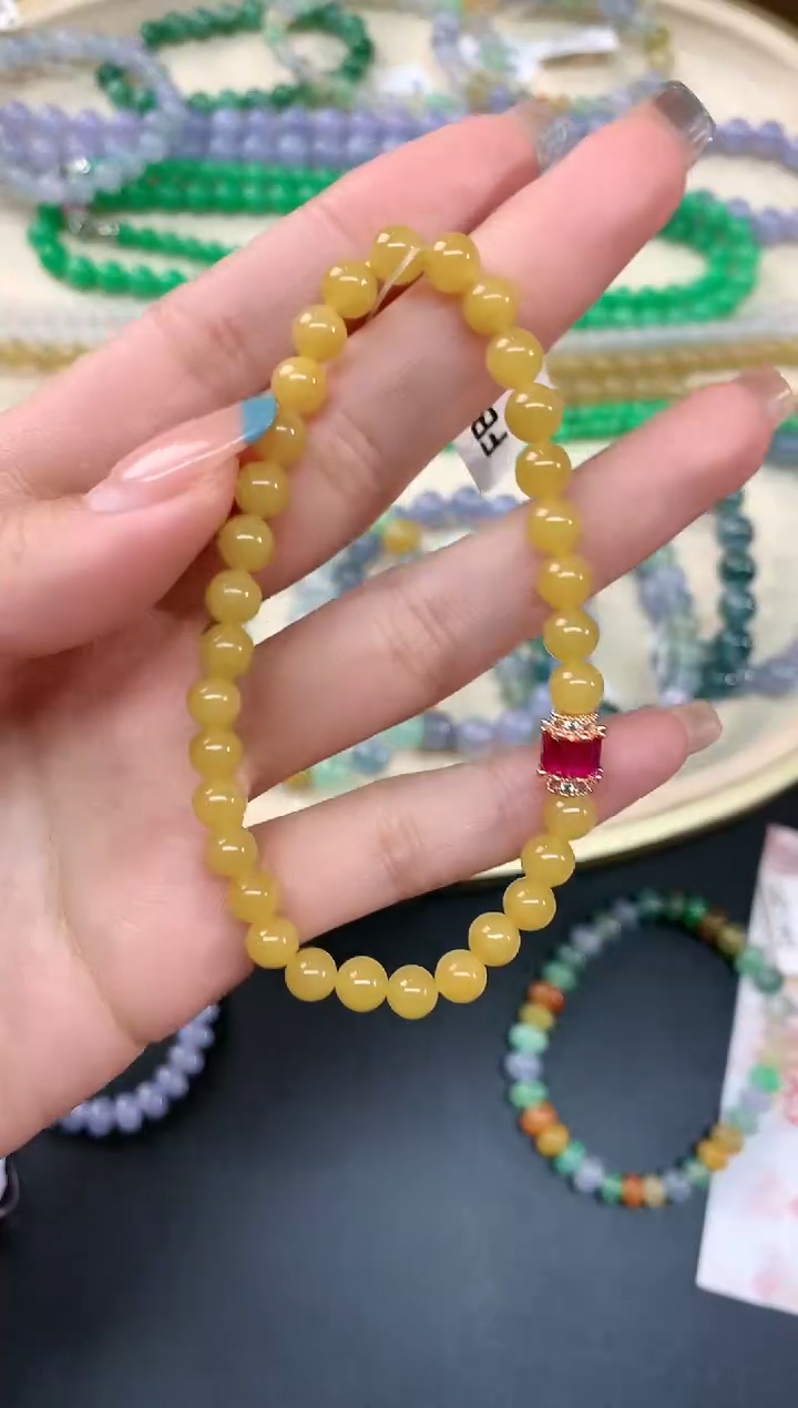 【闪购商品】翡翠手链未镶嵌手串A481|2980