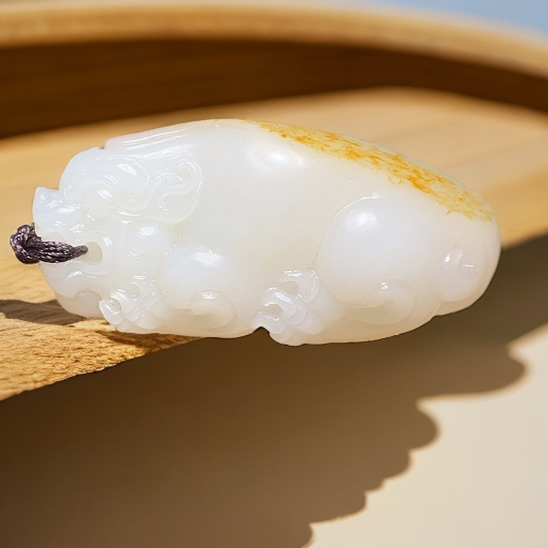 和田玉吊坠(不含链)未镶嵌