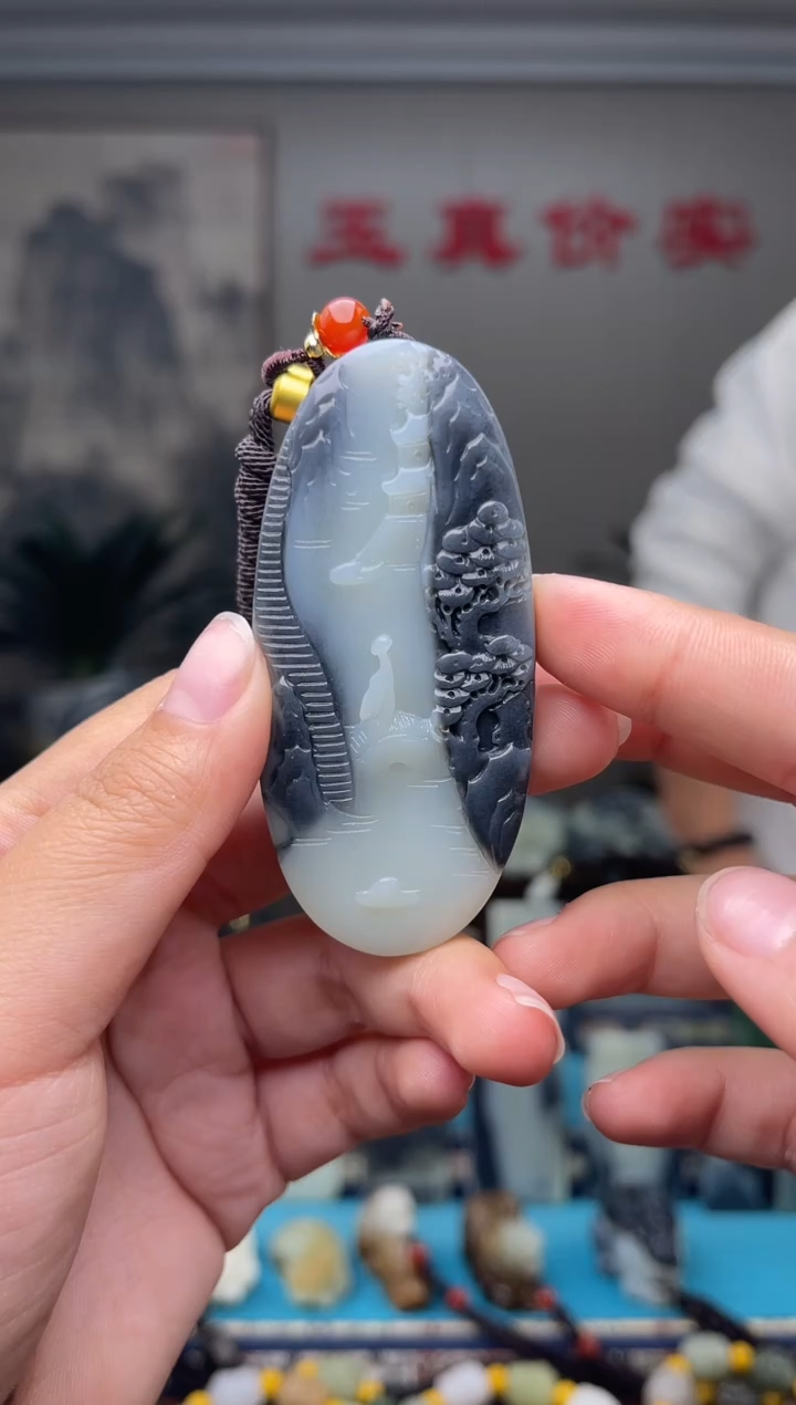 未镶嵌和田玉挂件1