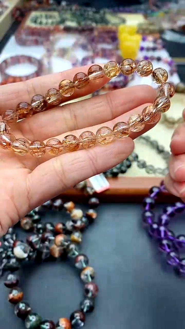 【闪购商品】水晶手链未镶嵌黑金超