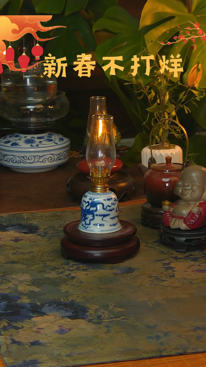 【闪购商品】景德镇陶瓷灯摆件