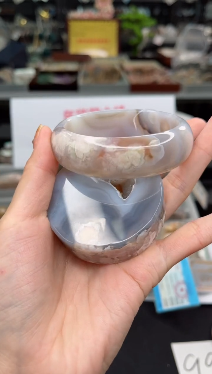 【闪购商品】石英质玉手镯未镶嵌59圈口（赠品镯心）3540362
