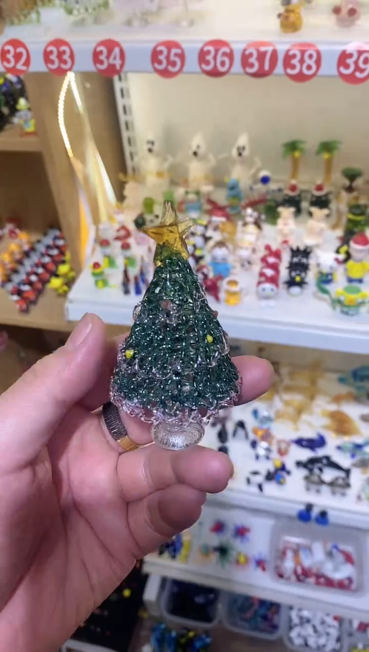 琉璃手工艺品圣诞树