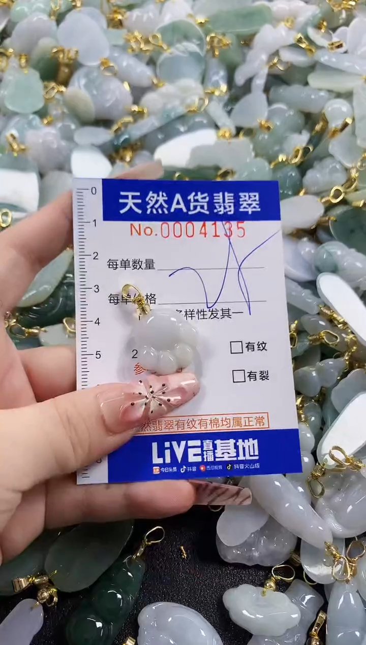 颈饰未镶嵌翡翠天然A货翡翠