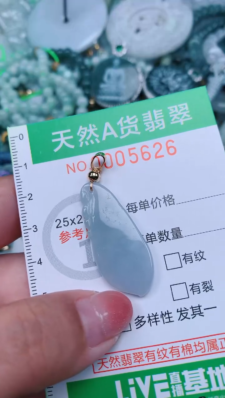 【闪购商品】翡翠未镶嵌颈饰.0005626