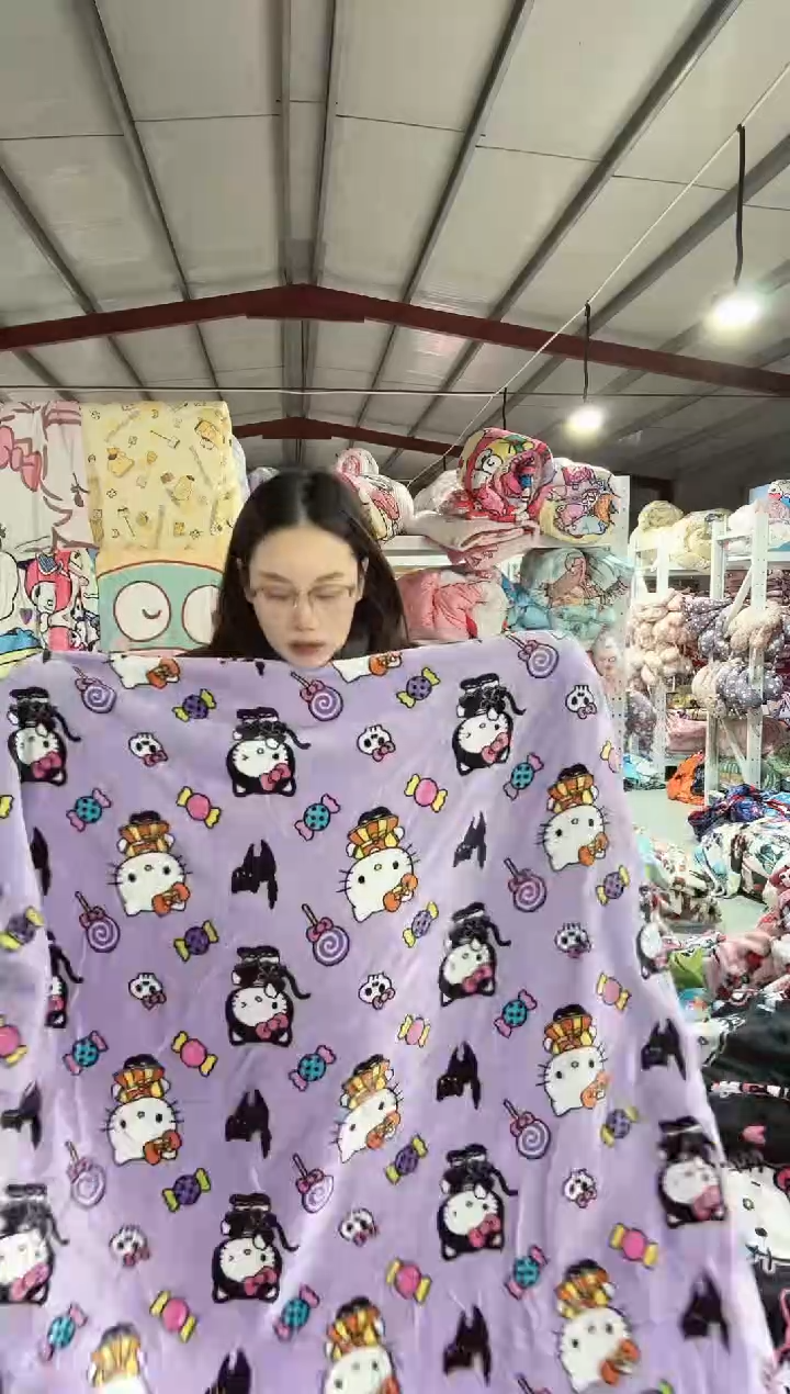 满35包邮  瑕疵150*200左右  绒毯子  