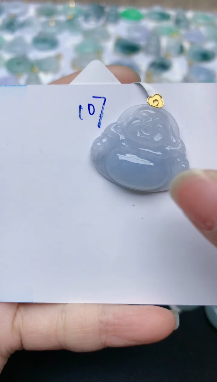 【闪购商品】翡翠颈饰18K金镶嵌天然翡翠A货    107
