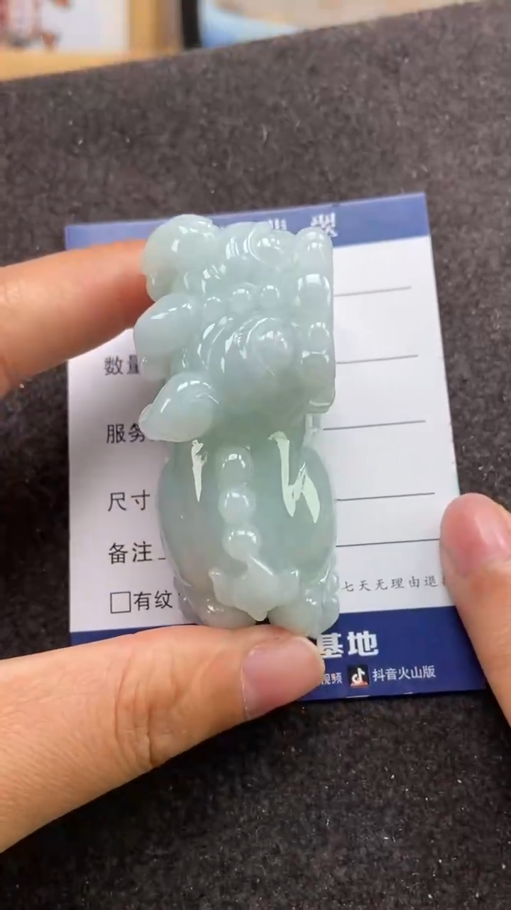 【闪购商品】翡翠吊坠(赠链)未镶嵌虎头貔貅