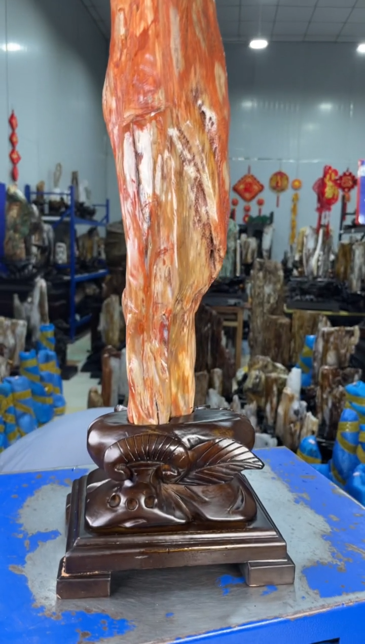 【闪购商品】硅化玉摆件未镶嵌52