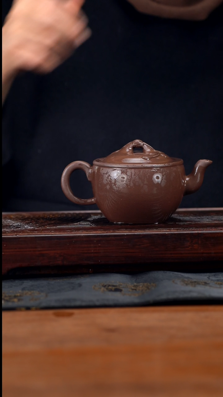 【闪购商品】紫砂茶壶280cc黄龙山原矿紫泥碗灯30