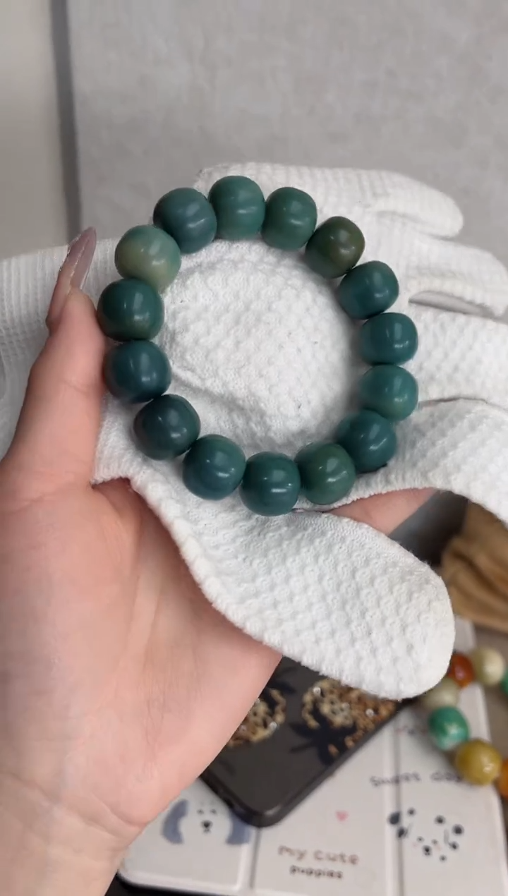 【闪购商品】菩提根/象牙果手串干磨桶珠14*15mm手串V29