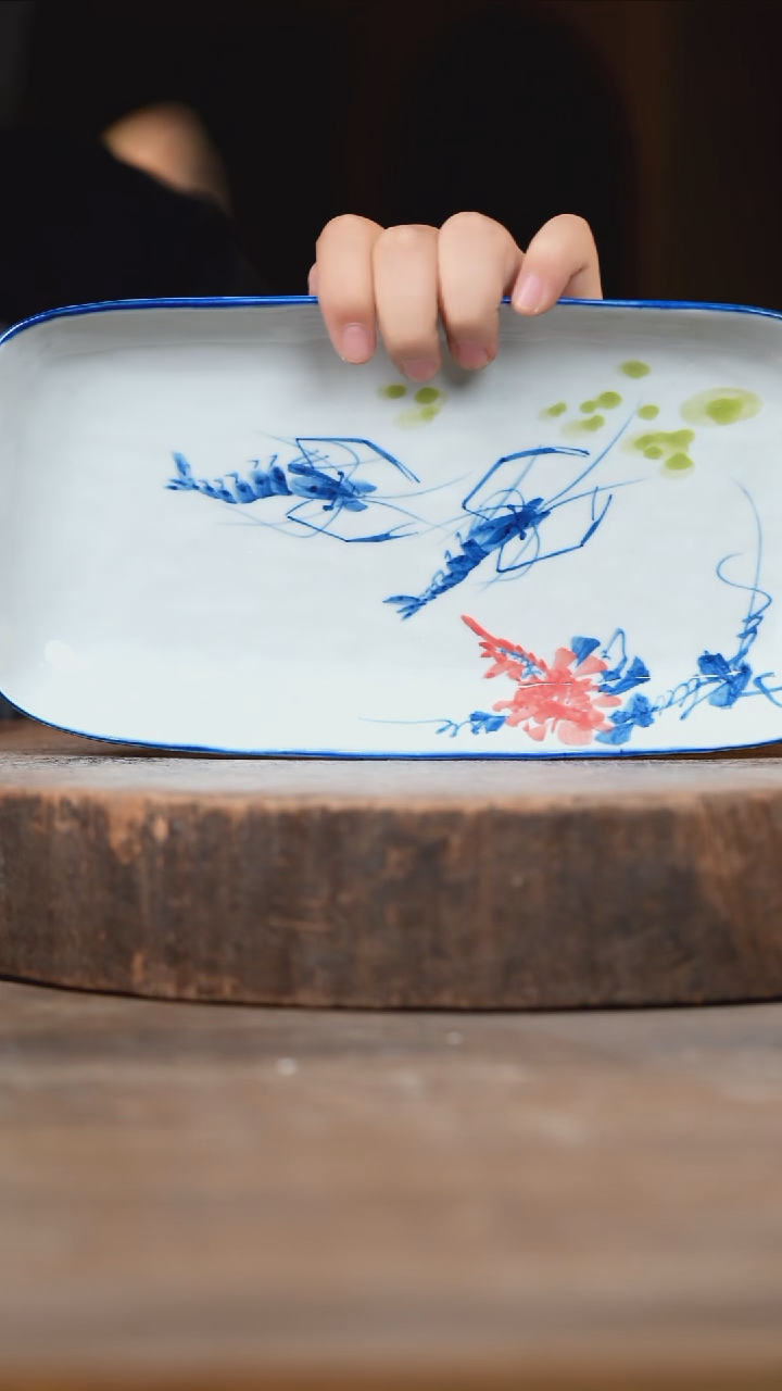 瓷片景德镇高温釉下彩（食品级）