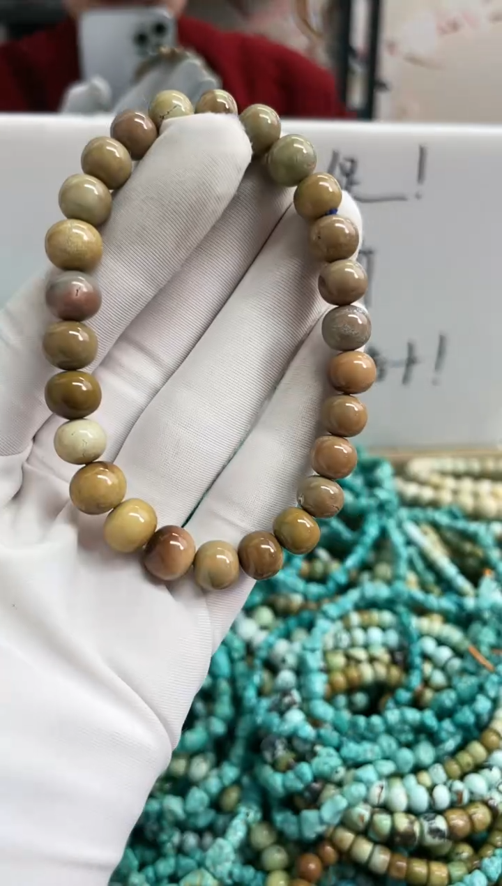 【闪购商品】绿松石珠宝奇石未镶嵌8mm+