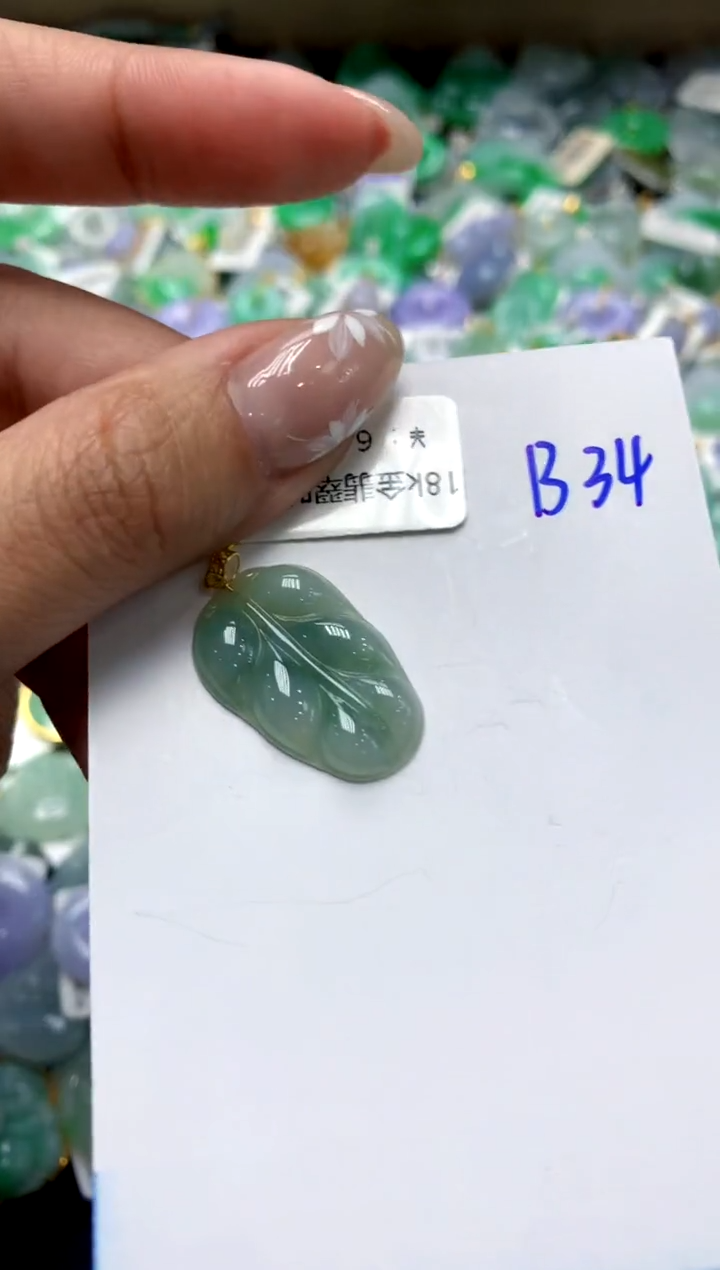 【闪购商品】翡翠颈饰18K金镶嵌111111111111111111