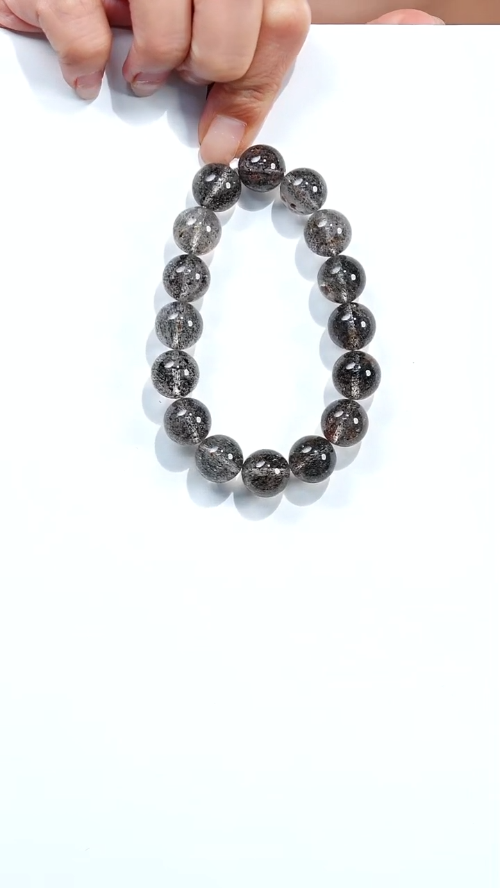 未镶嵌颈饰水晶S53796多样性发一黑超七12mm