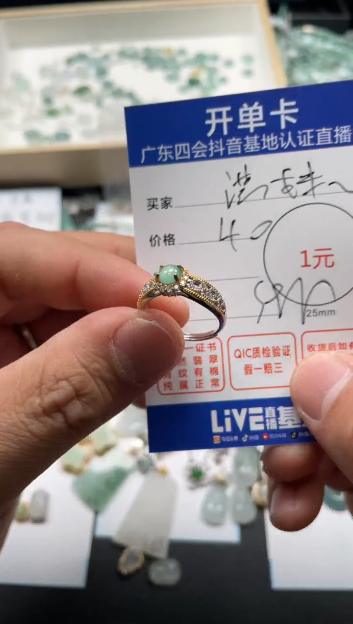 【闪购商品】翡翠颈饰银S925镶嵌挂件