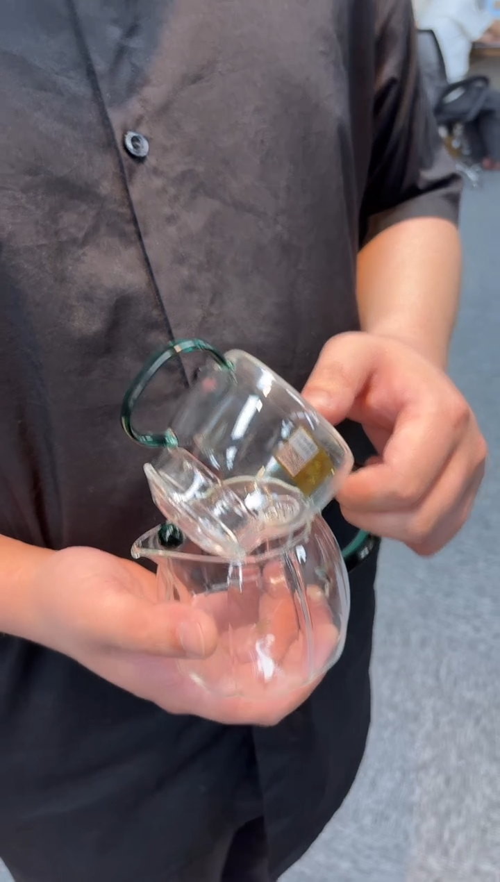 禾器言卿壶墨绿色+禾器倾妍茶海墨绿色