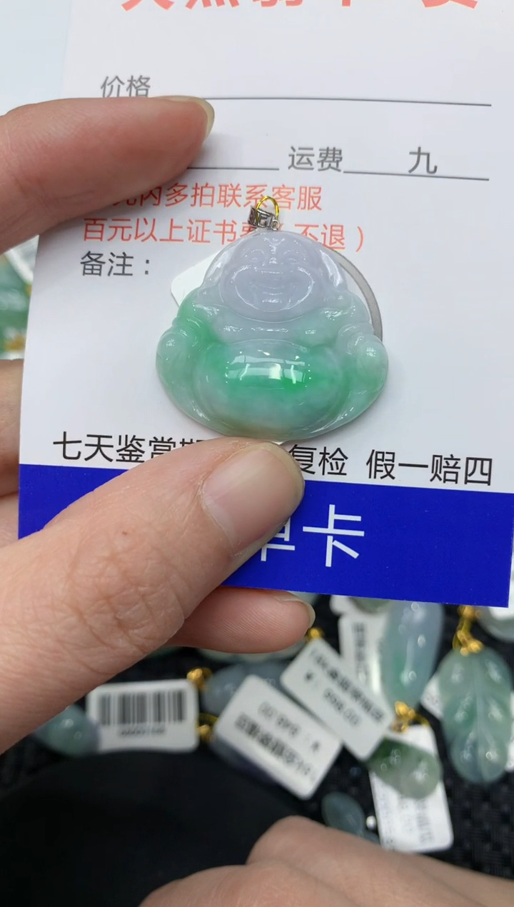 【闪购商品】翡翠颈饰18K金镶嵌11111111
